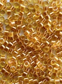 Бисер Delica 11/0 1702 Copper Pearl Lined Marigold