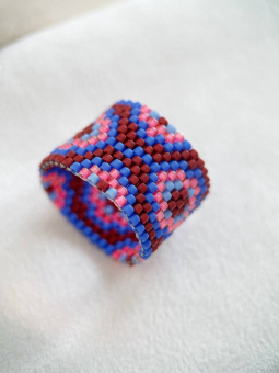 Набор для  плетения колец со схемами "Кения"